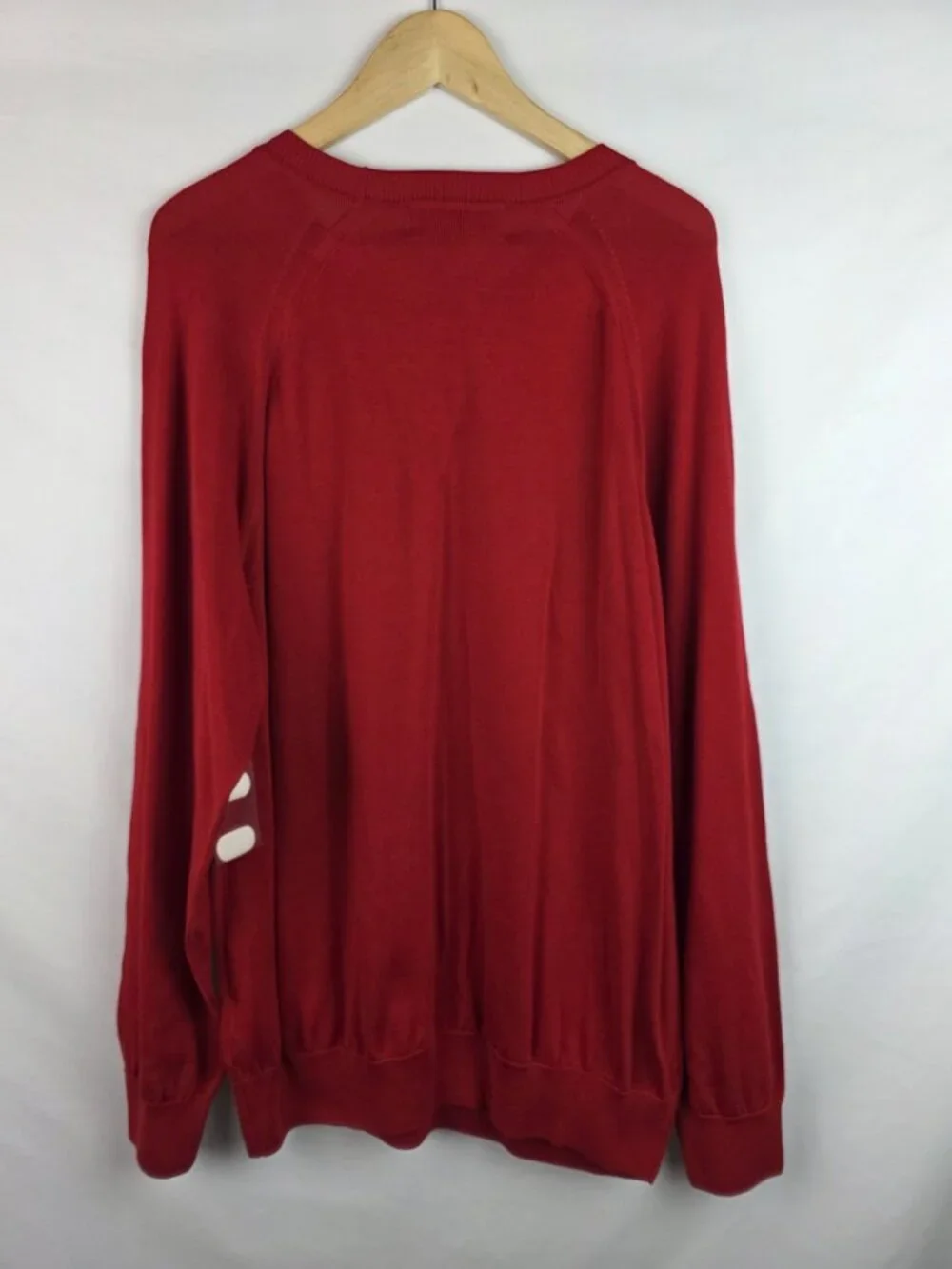 Fairway & Greene Mens Sweater Size Large Red Farmington Country Club 1927 Top